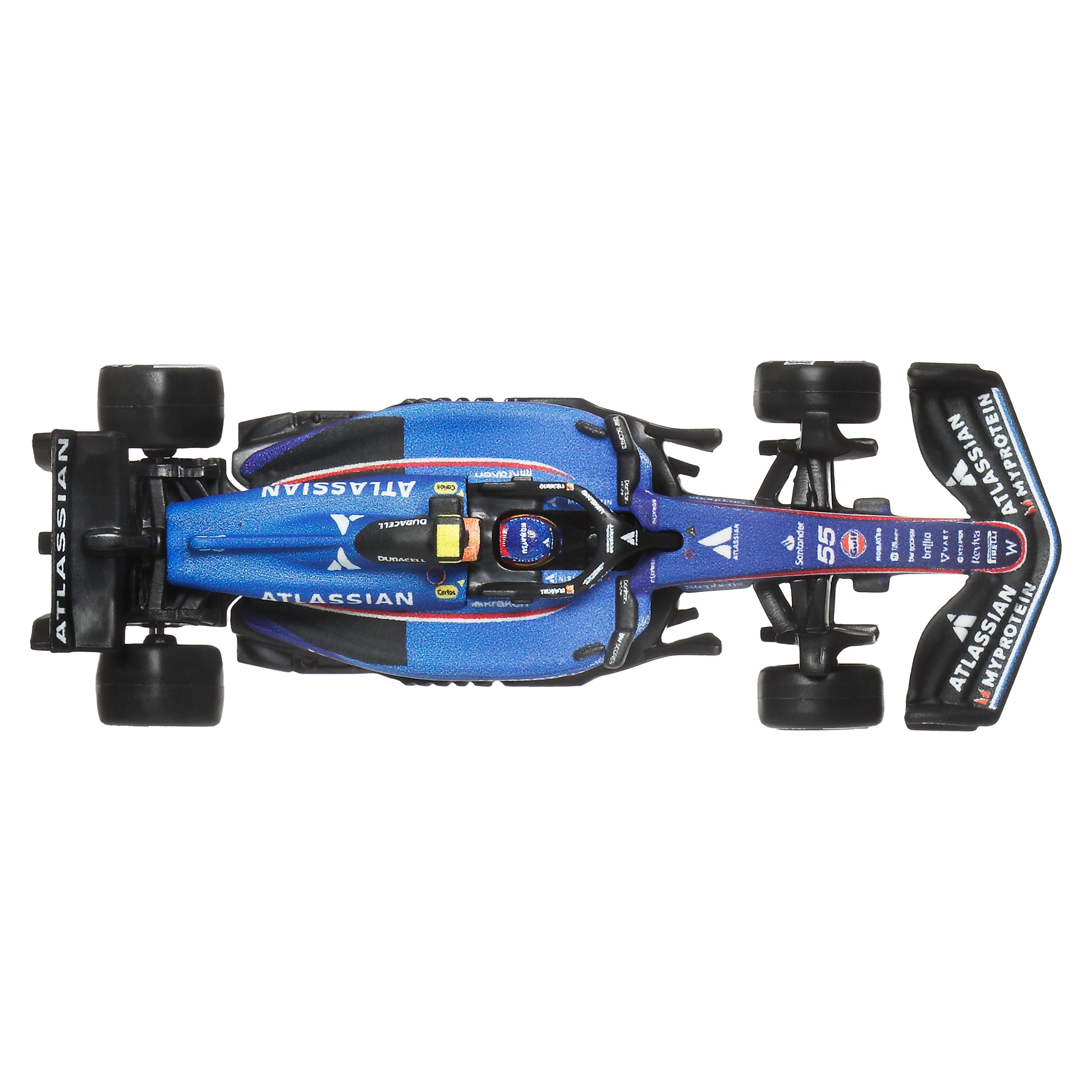 Hot Wheels Premium 2025 Formula 1 Atlassian Williams Racing Takımı #55 Carlos Sainz 1:64 Model Araba