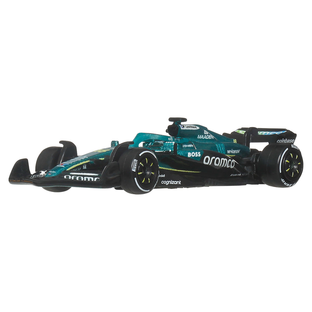 Hot Wheels Premium 2025 Formula 1 Aston Martin Aramco Takımı #18 Lance Stroll 1:64 Model Araba