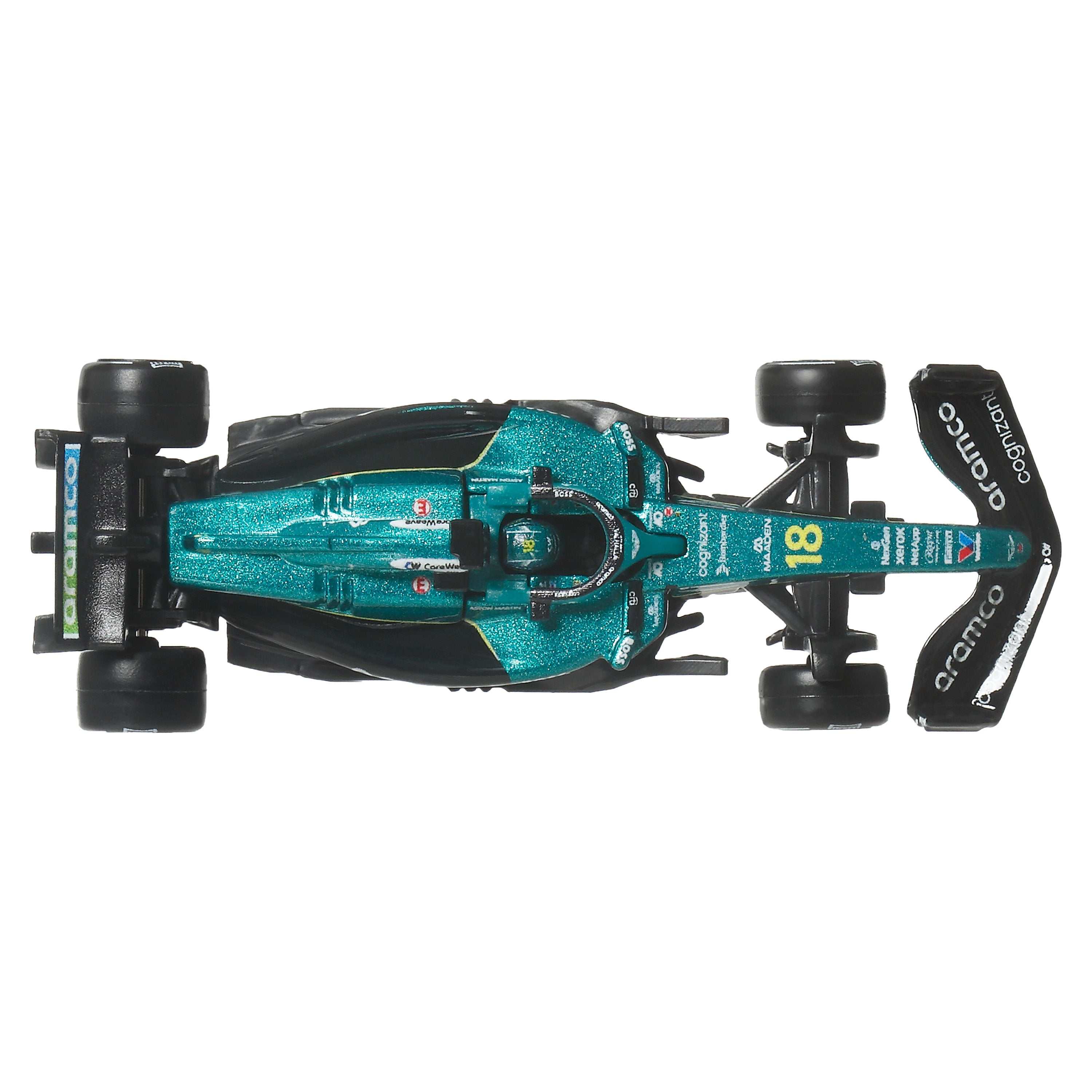 Hot Wheels Premium 2025 Formula 1 Aston Martin Aramco Takımı #18 Lance Stroll 1:64 Model Araba