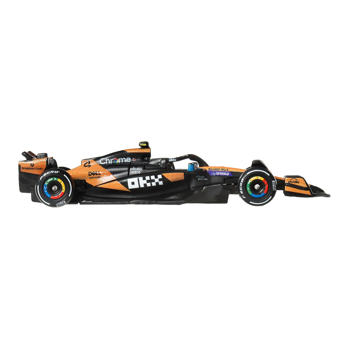 Hot Wheels Premium 2025 Formula 1 McLaren Takımı #4 Lando Norris 1:64 Model Araba
