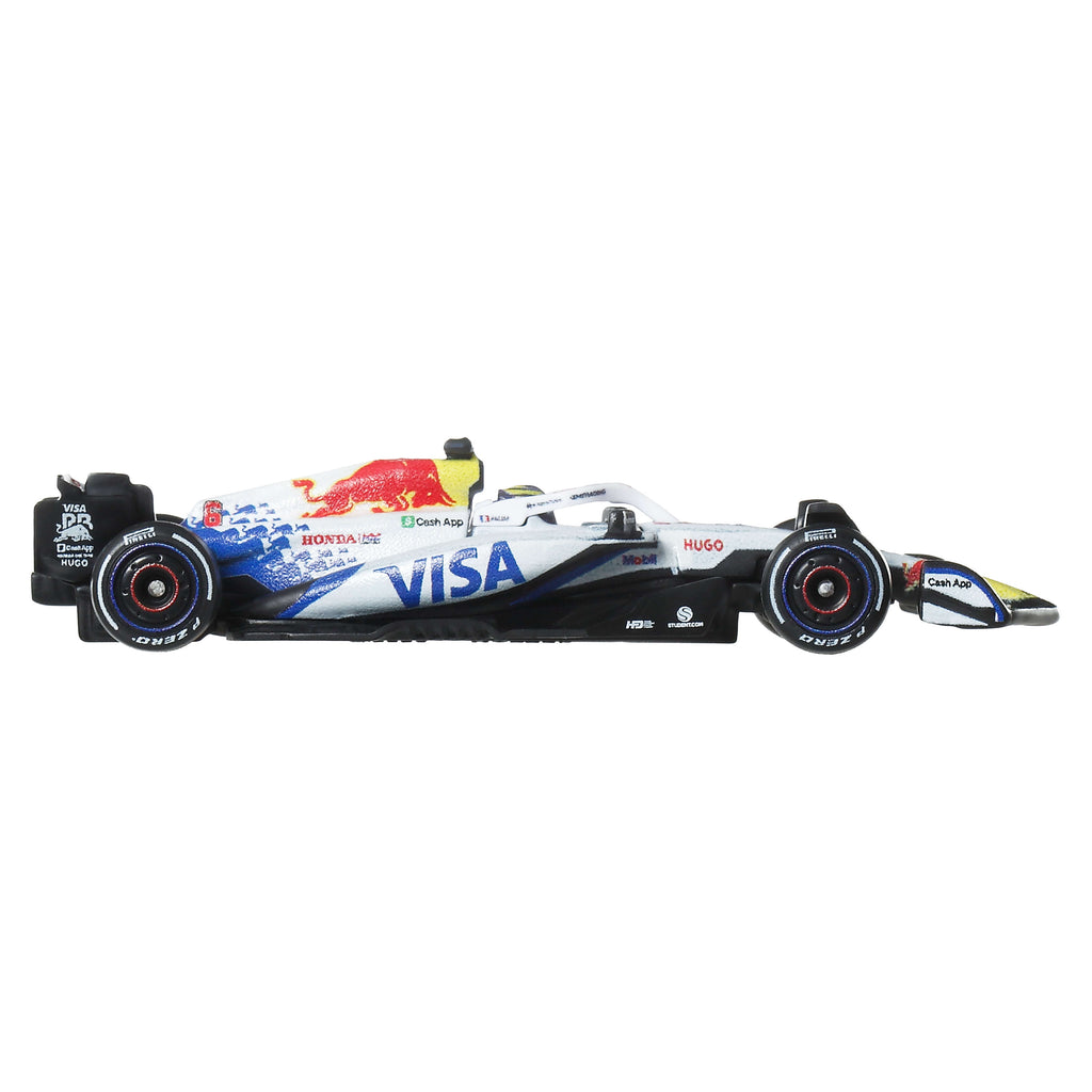 Hot Wheels Premium 2025 Formula 1 Visa Cash App Racing Bulls Takımı #6 Isack Hadjar 1:64 Model Araba
