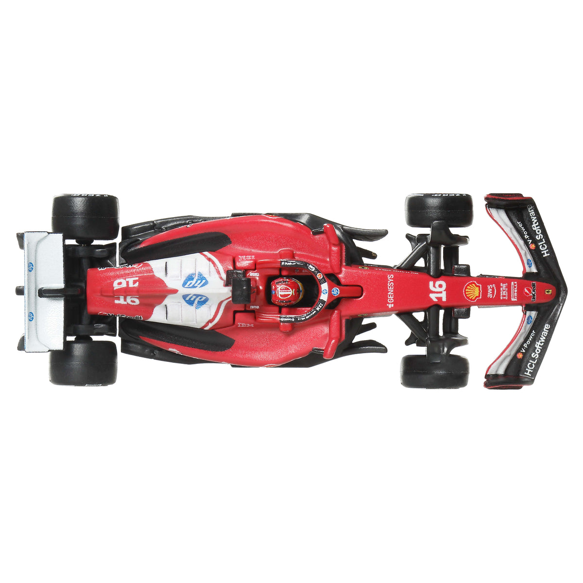 Hot Wheels Premium 2025 Formula 1 Scuderia Ferrari HP Takımı #16 Charles Leclerc 1:64 Model Araba