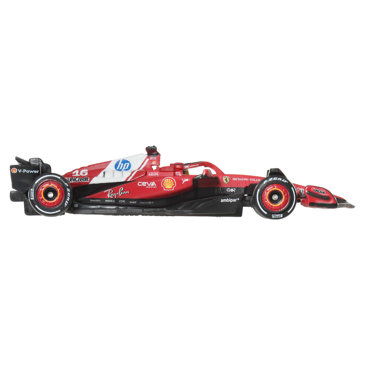 Hot Wheels Premium 2025 Formula 1 Scuderia Ferrari HP Takımı #16 Charles Leclerc 1:64 Model Araba