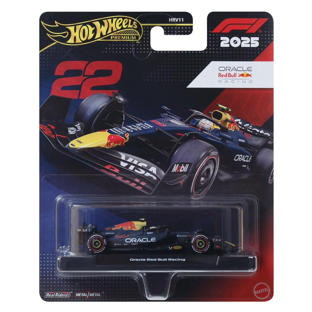 Hot Wheels Premium 2025 Formula 1 Oracle Red Bull Racing Takımı #22 Yuki Tsunoda 1:64 Model Araba