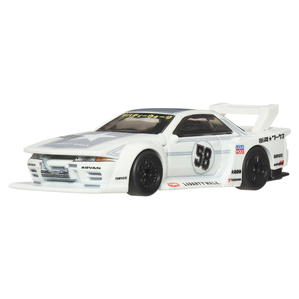 Hot Wheels Premium Car Culture LB-Kaido Works Nissan R32 Skyline GT-R 1:64 Model Araba