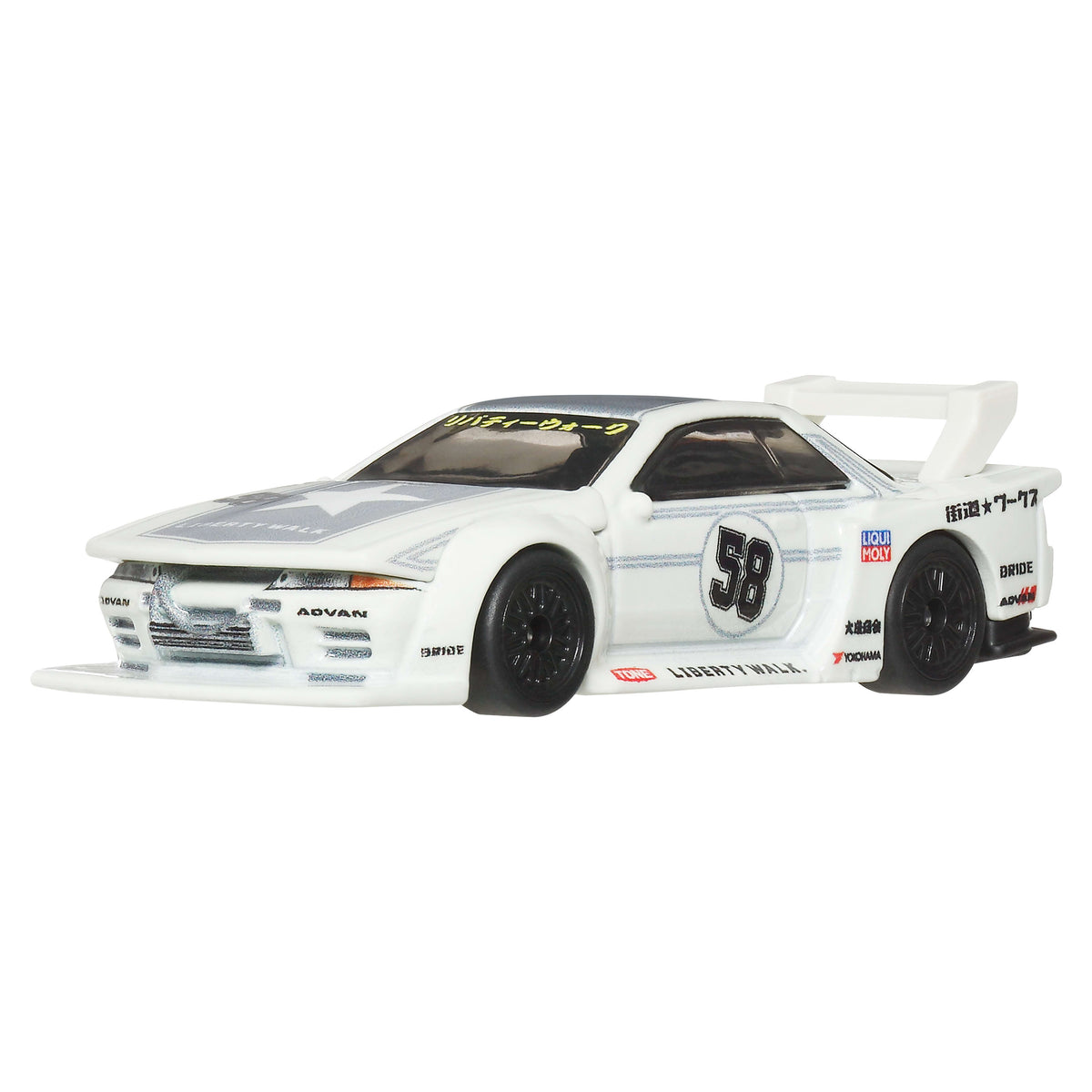 Hot Wheels Premium Car Culture LB-Kaido Works Nissan R32 Skyline GT-R 1:64 Model Araba