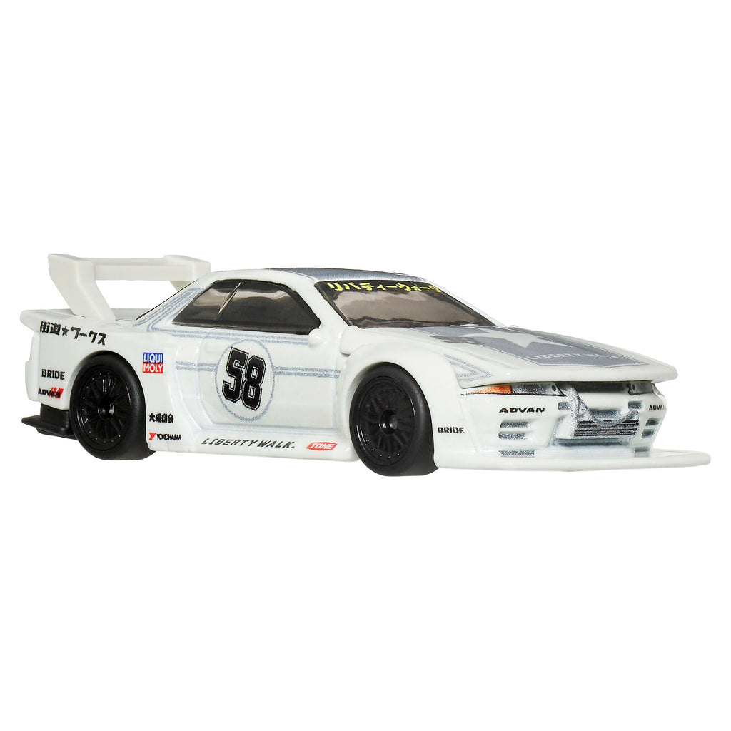 Hot Wheels Premium Car Culture LB-Kaido Works Nissan R32 Skyline GT-R 1:64 Model Araba