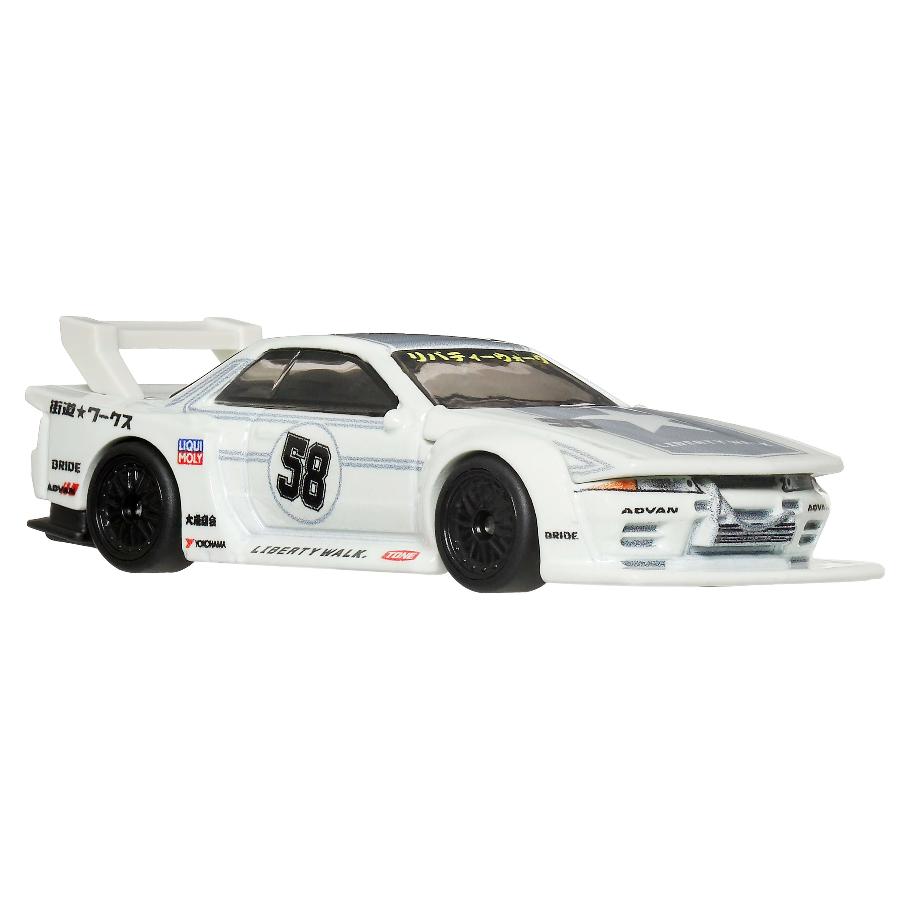 Hot Wheels Premium Car Culture LB-Kaido Works Nissan R32 Skyline GT-R 1:64 Model Araba
