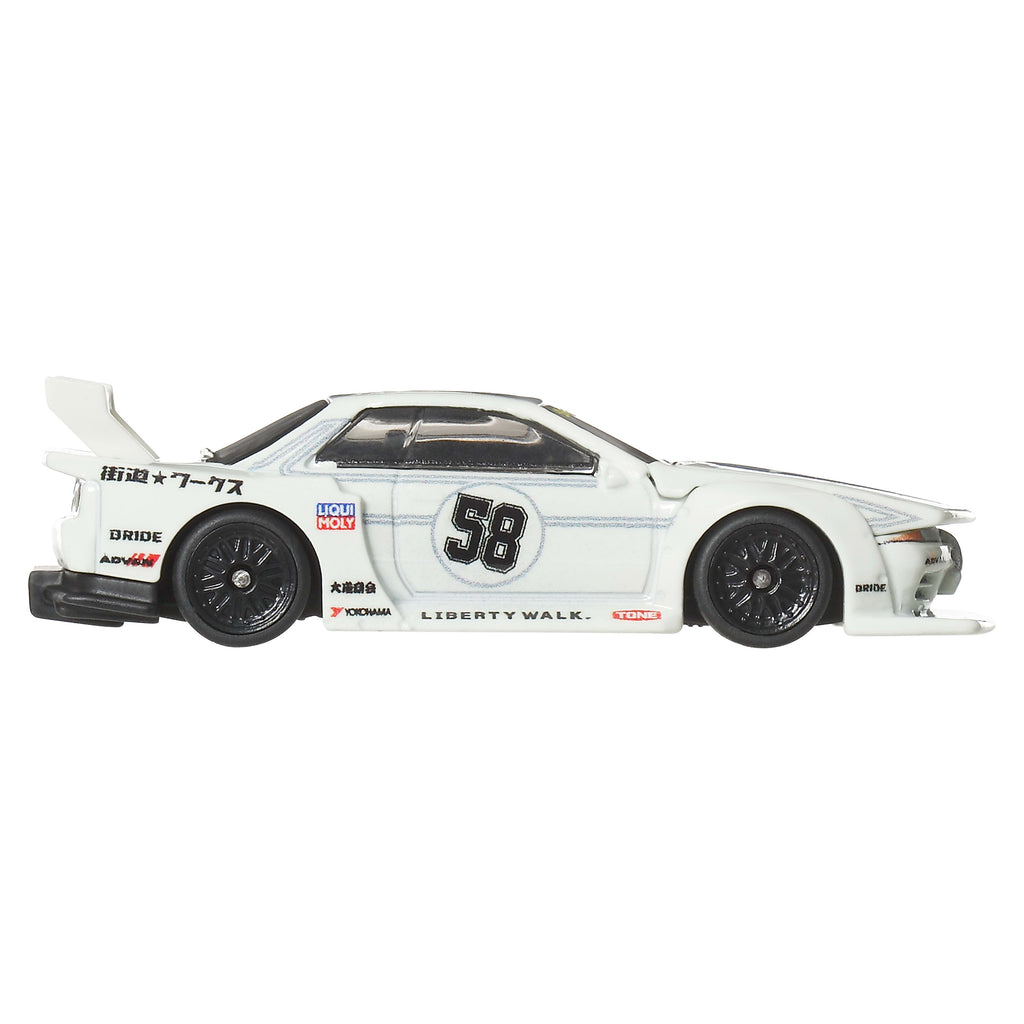 Hot Wheels Premium Car Culture LB-Kaido Works Nissan R32 Skyline GT-R 1:64 Model Araba