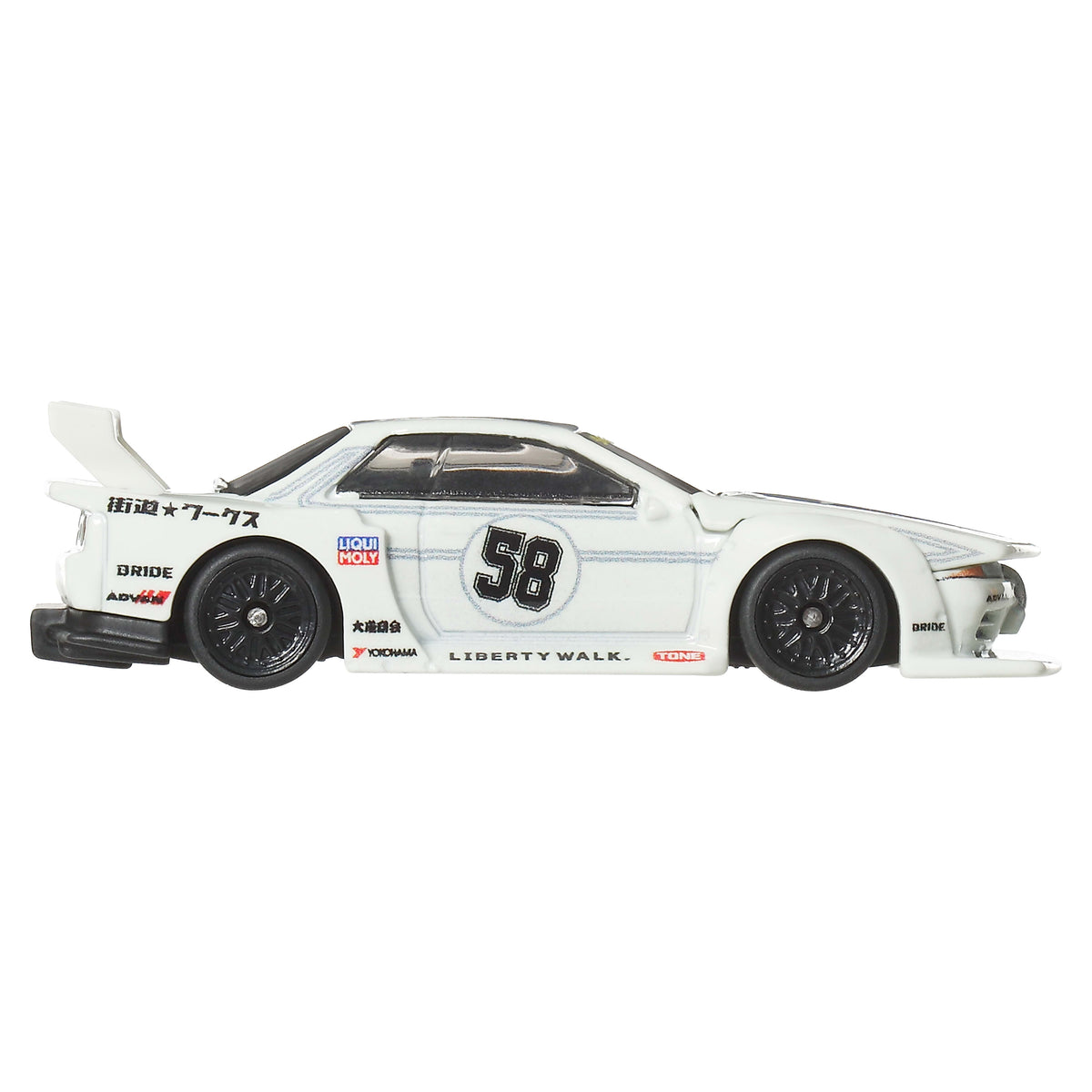 Hot Wheels Premium Car Culture LB-Kaido Works Nissan R32 Skyline GT-R 1:64 Model Araba