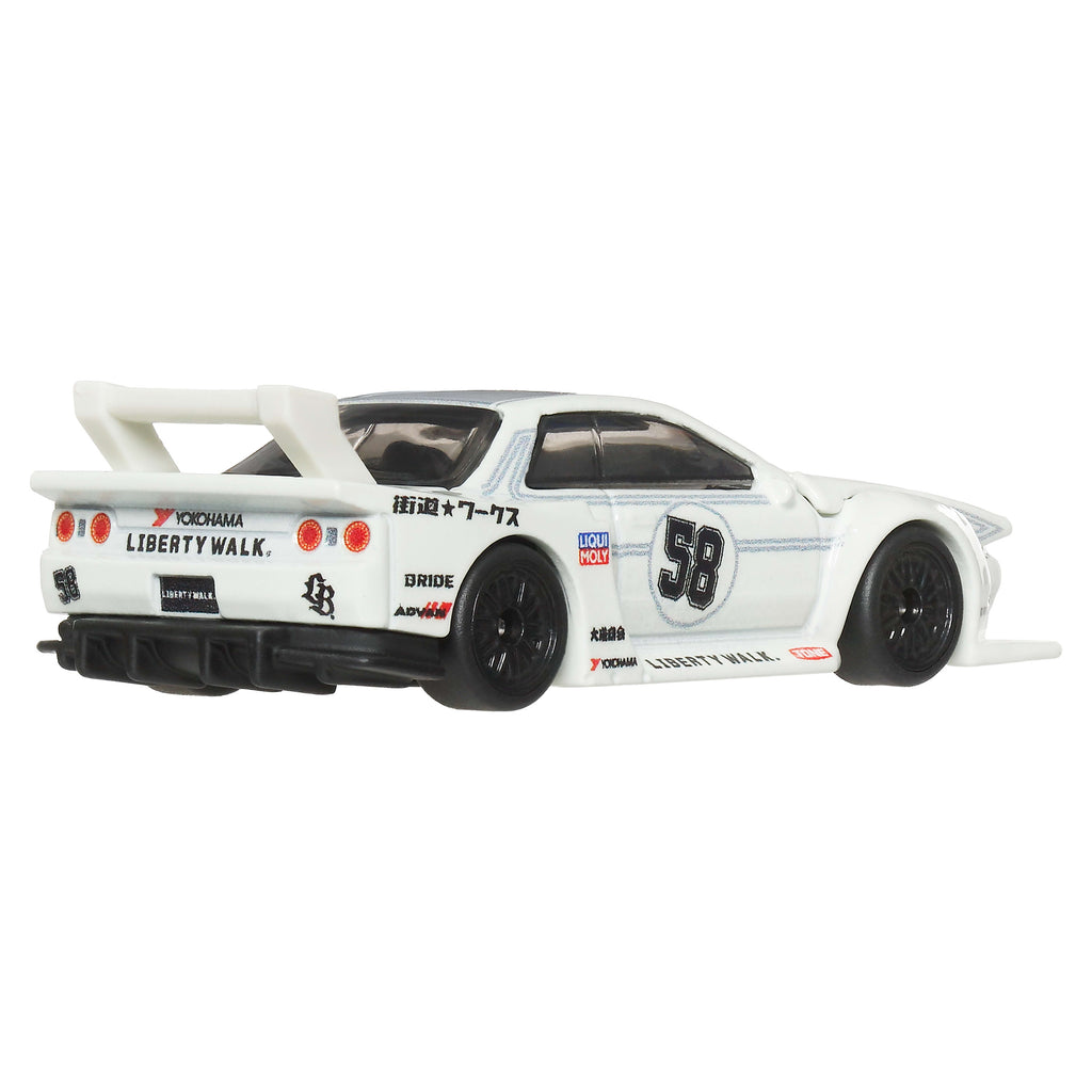 Hot Wheels Premium Car Culture LB-Kaido Works Nissan R32 Skyline GT-R 1:64 Model Araba