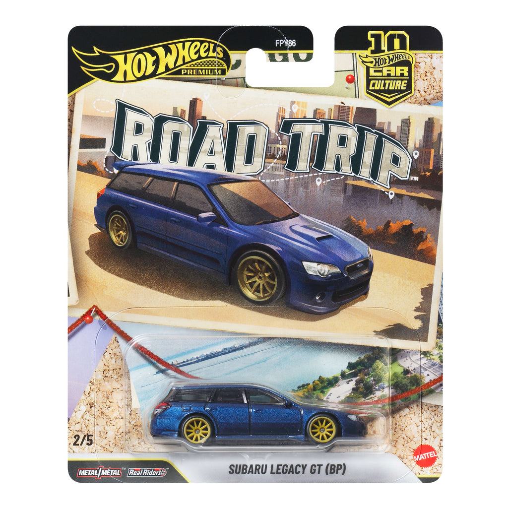 Hot Wheels Premium Car Culture Subaru Legacy GT Wagon (BP) 1:64 Model Araba