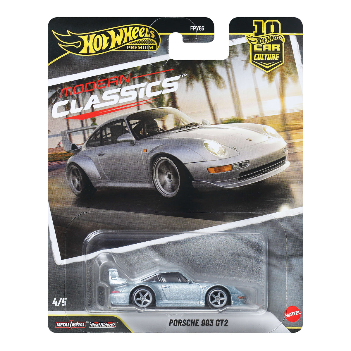 Hot Wheels Premium Car Culture Porsche 993 GT2 1:64 Model Araba