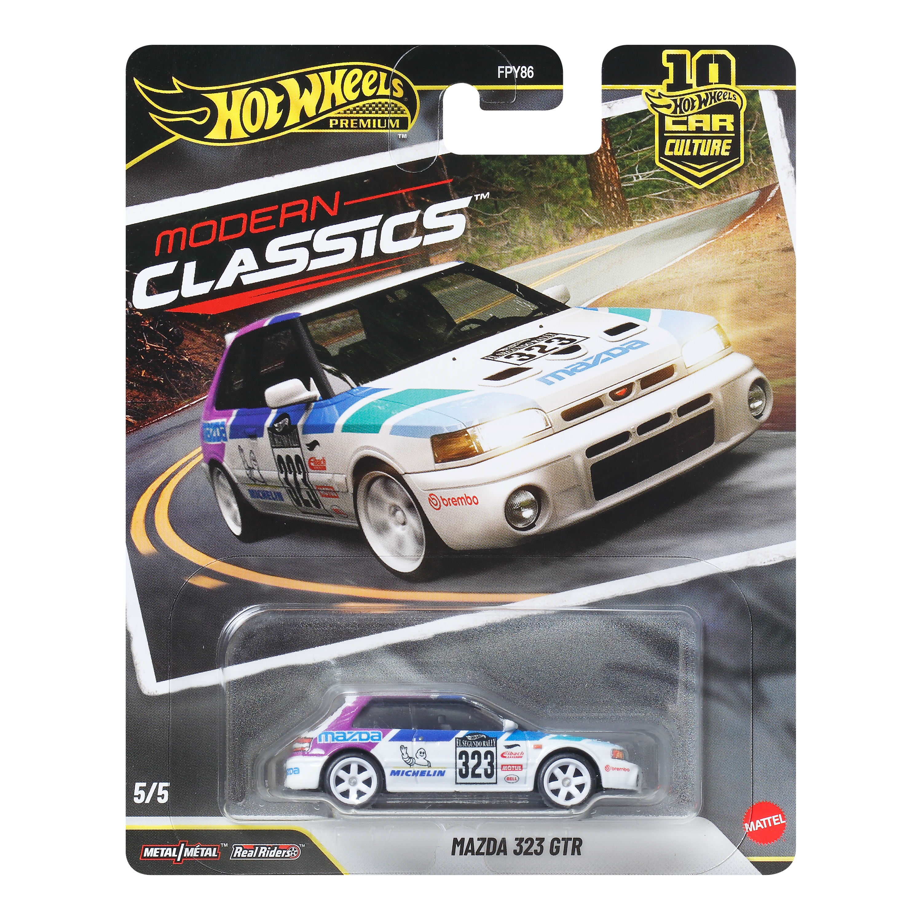 Hot Wheels Premium Car Culture Mazda 323 GTR 1:64 Model Araba
