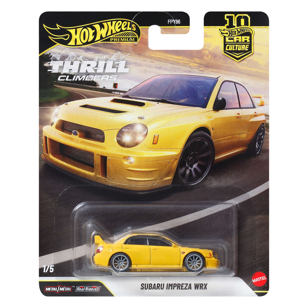 Hot Wheels Premium Car Culture Subaru Impreza WRX 1:64 Model Araba