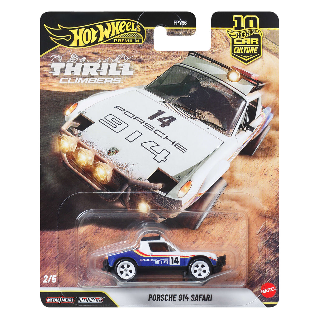 Hot Wheels Premium Car Culture Porsche 914 Safari 1:64 Model Araba