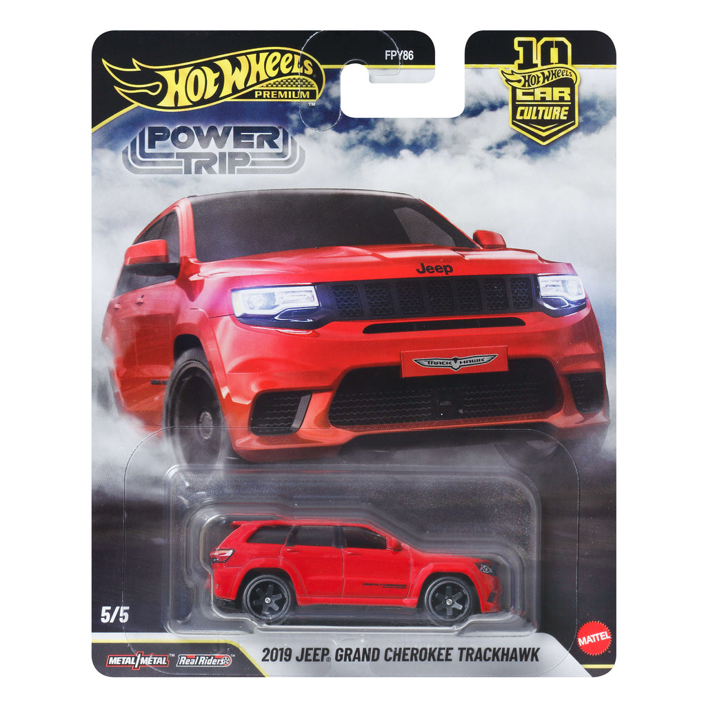 Hot Wheels Premium Car Culture '19 Jeep Grand Cherokee Trackhawk 1:64 Model Araba
