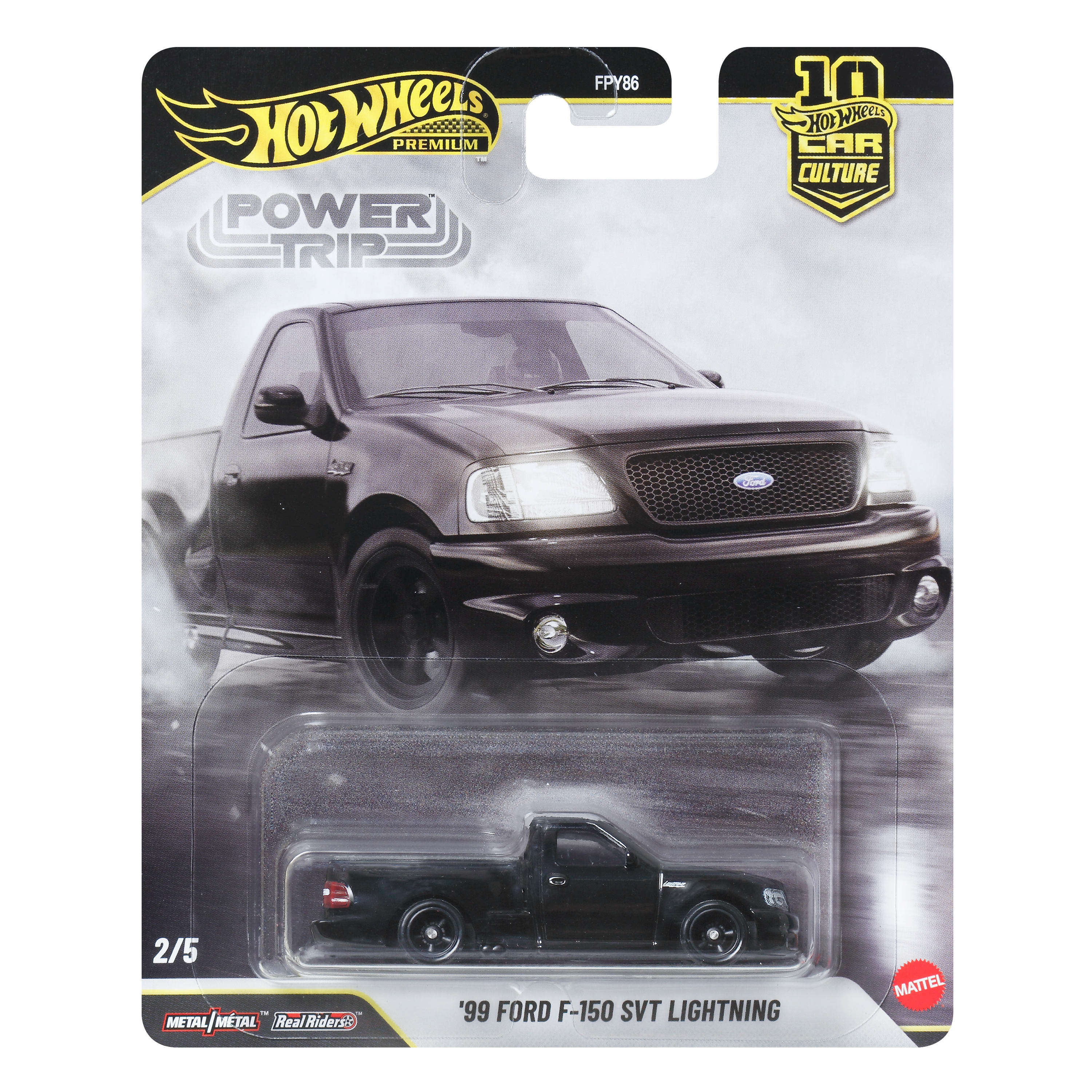 Hot Wheels Premium Car Culture '99 Ford F-150 SVT Lightning 1:64 Model Araba