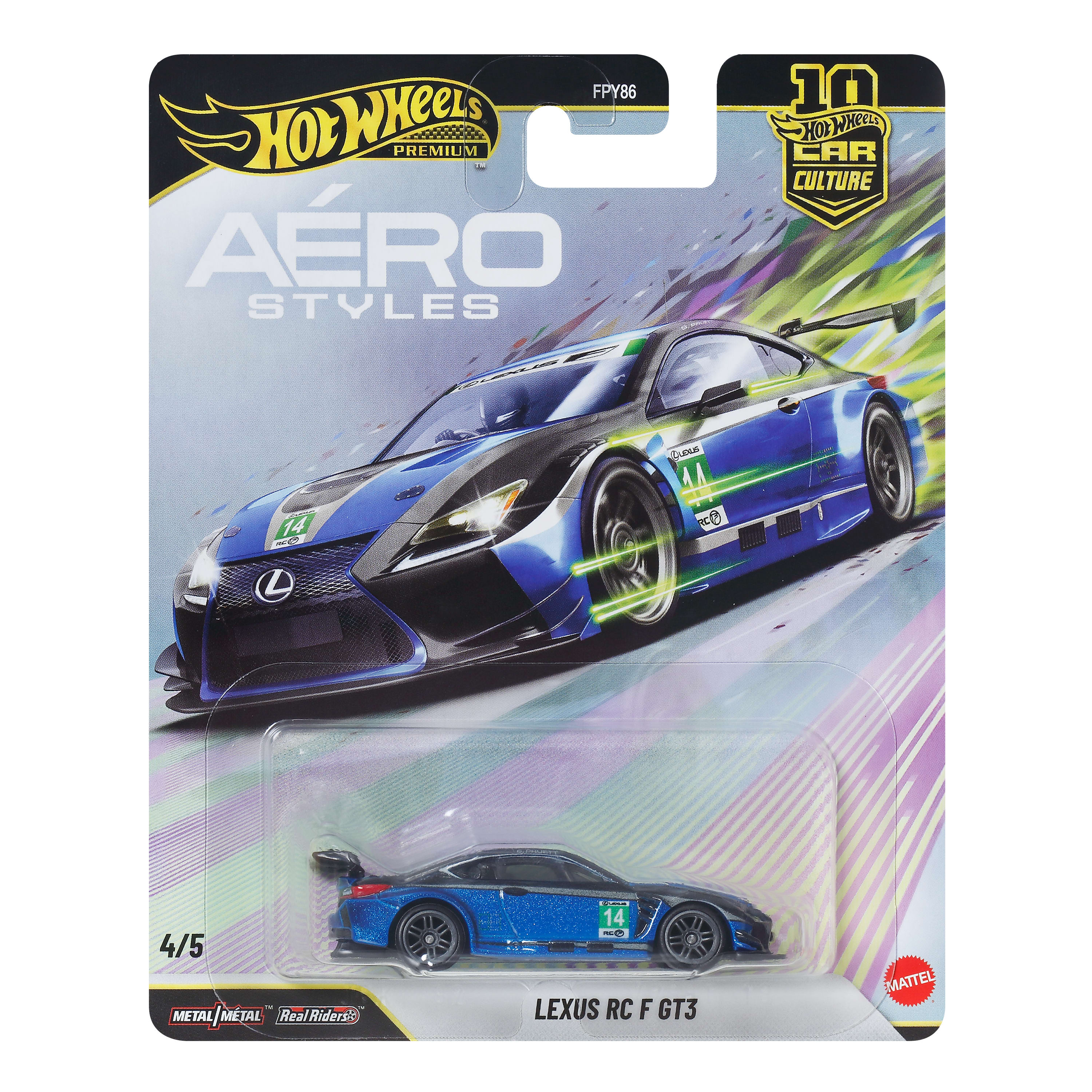 Hot Wheels Premium Car Culture Lexus RC F GT3 1:64 Model Araba