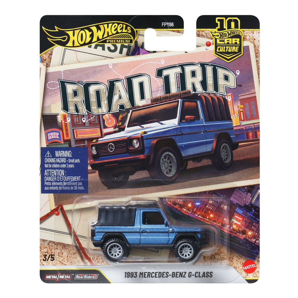 Hot Wheels Premium Car Culture '91 Mercedes-Benz G-Class 1:64 Model Araba