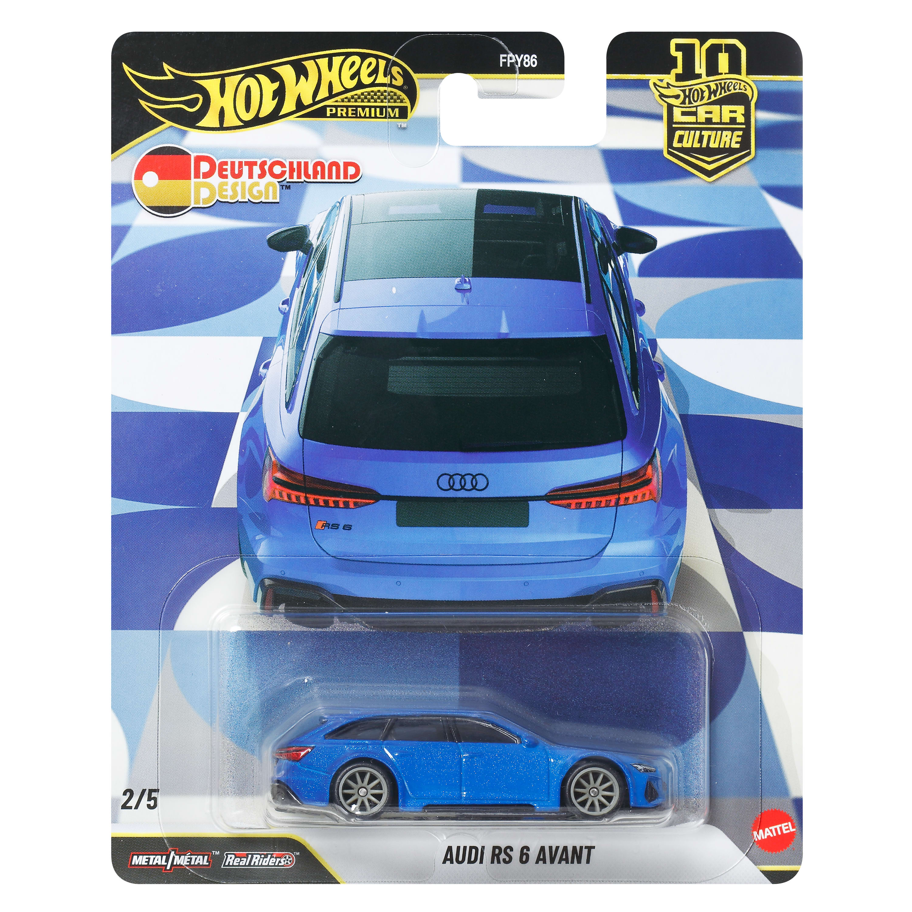 Hot Wheels Premium Car Culture 2020 Audi RS6 Avant 1:64 Model Araba
