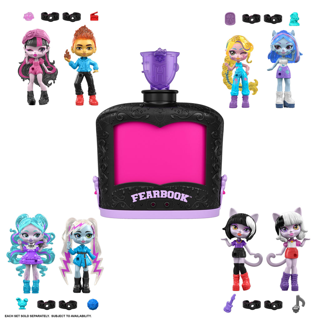 Monster High Mini İksirler Gizemli Günlük 2'li mini bebek paketi, sürpriz figürler (Karakterler çeşitlilik gösterebilir)
