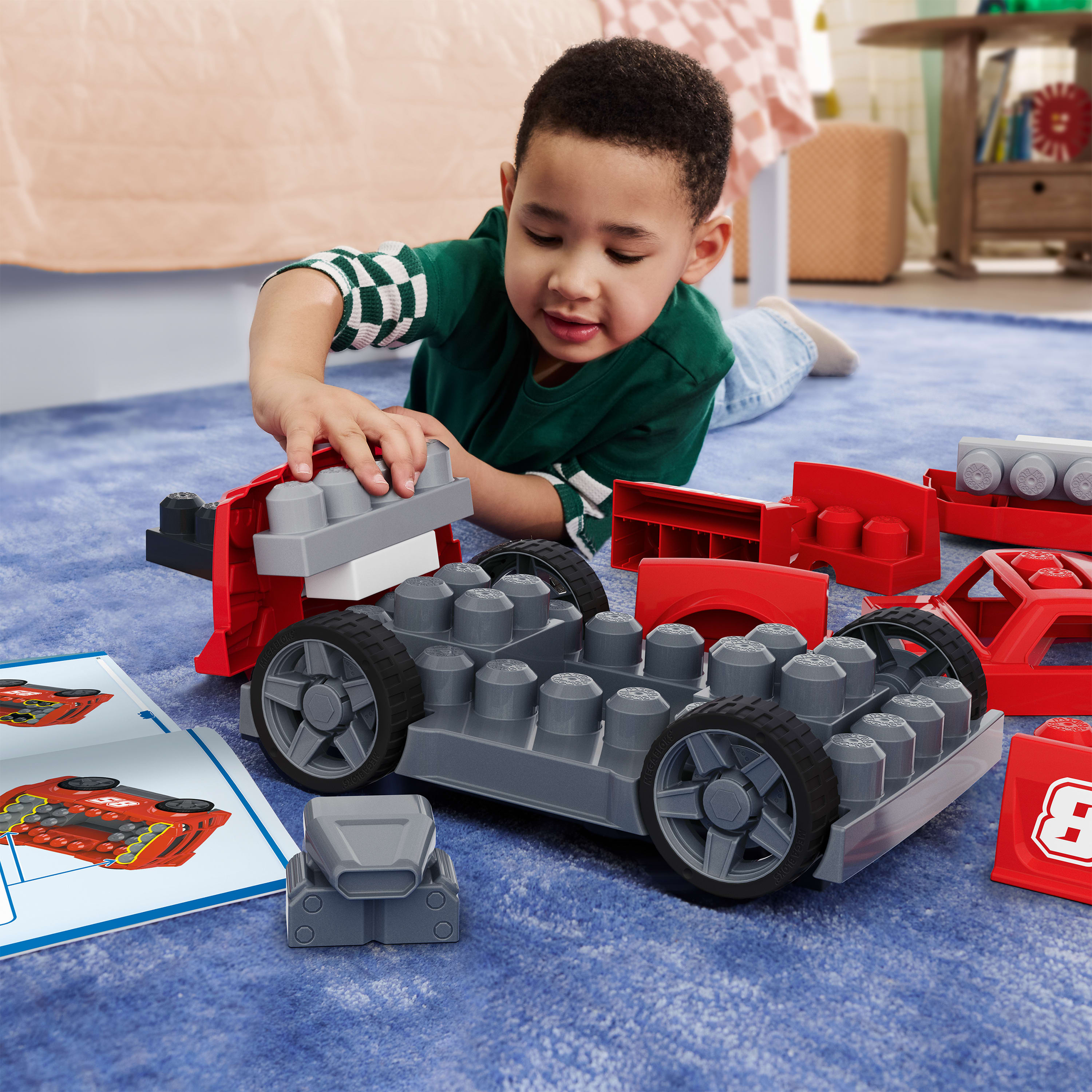 MEGA Bloks Build & Go Yarış Arabası Yapım Seti