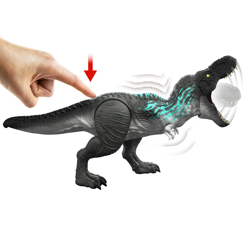 Jurassic World Güçlü T-Rex Figürü, büyüyen ve kükreyen T-Rex