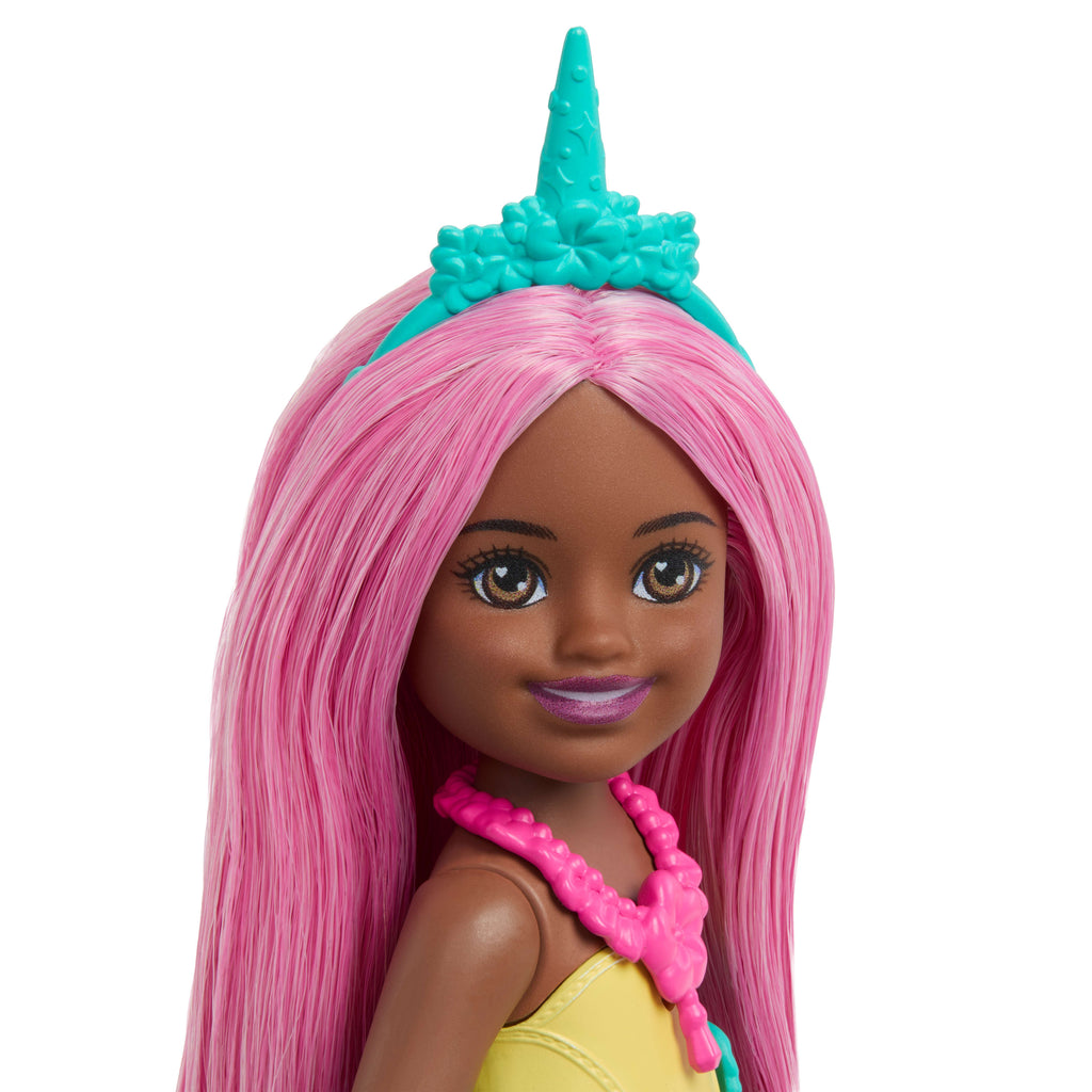 Barbie Chelsea bebekler, deniz kızı, tek boynuzlu at veya prenses stili için aksesuarlar (Stiller çeşitlilik gösterebilir)