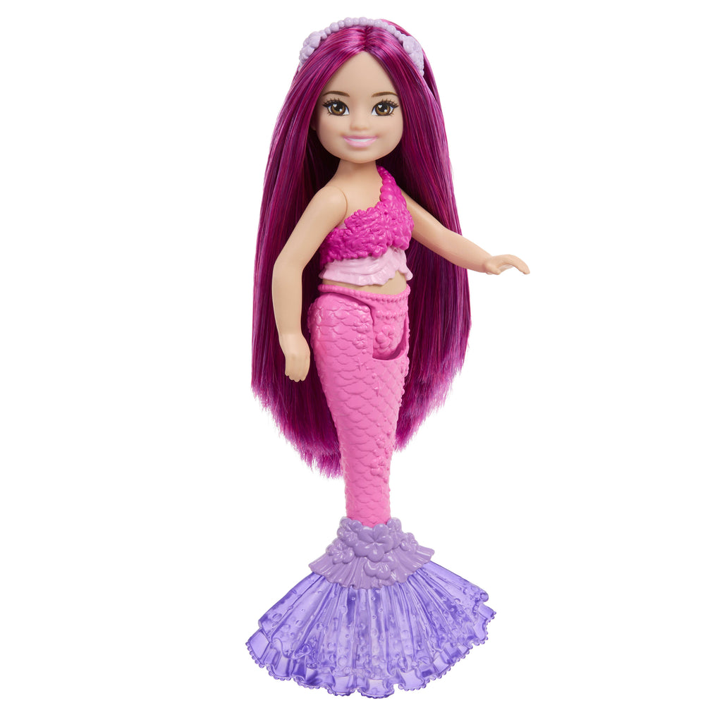 Barbie Chelsea bebekler, deniz kızı, tek boynuzlu at veya prenses stili için aksesuarlar (Stiller çeşitlilik gösterebilir)
