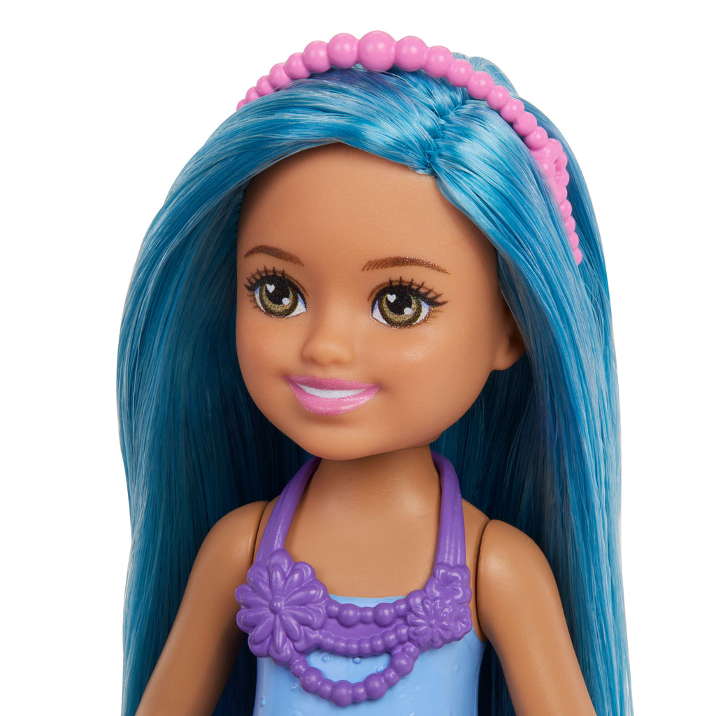 Barbie Chelsea bebekler, deniz kızı, tek boynuzlu at veya prenses stili için aksesuarlar (Stiller çeşitlilik gösterebilir)