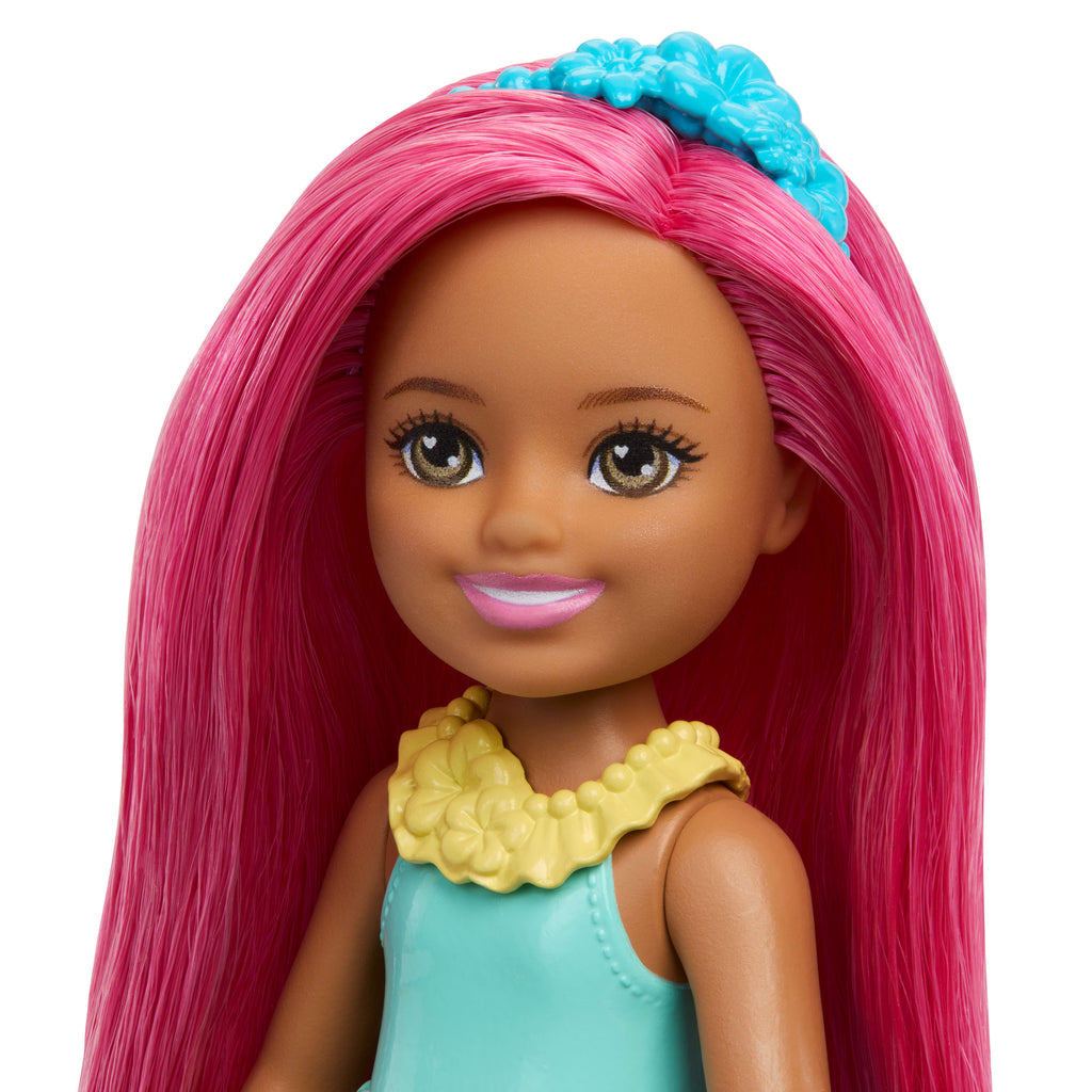 Barbie Chelsea bebekler, deniz kızı, tek boynuzlu at veya prenses stili için aksesuarlar (Stiller çeşitlilik gösterebilir)