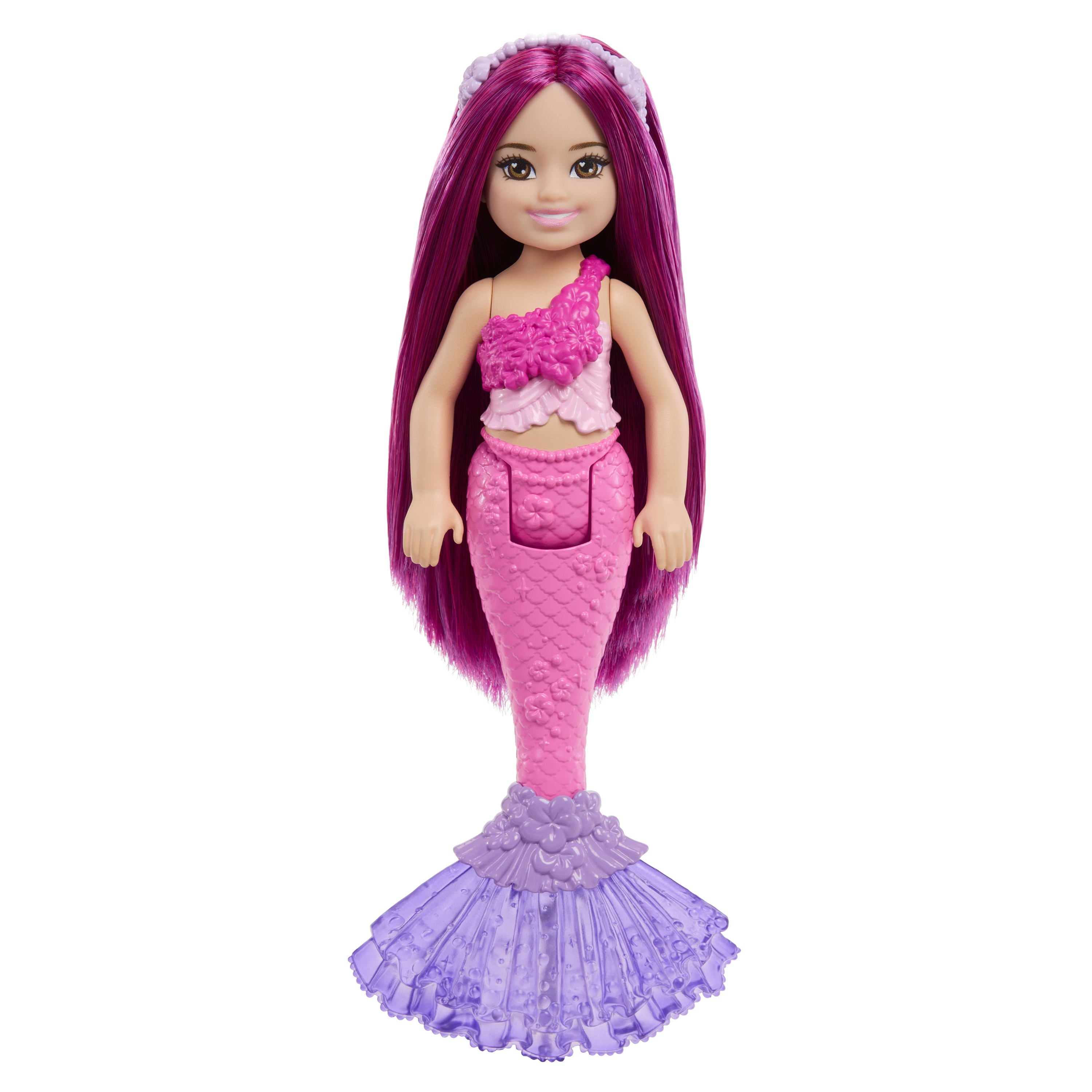 Barbie Chelsea Deniz Kızı Küçük Bebek (Pembe Saçlı)