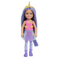 Barbie Chelsea Tek Boynuzlu At (Unicorn) Küçük Bebek (Mor Saçlı)