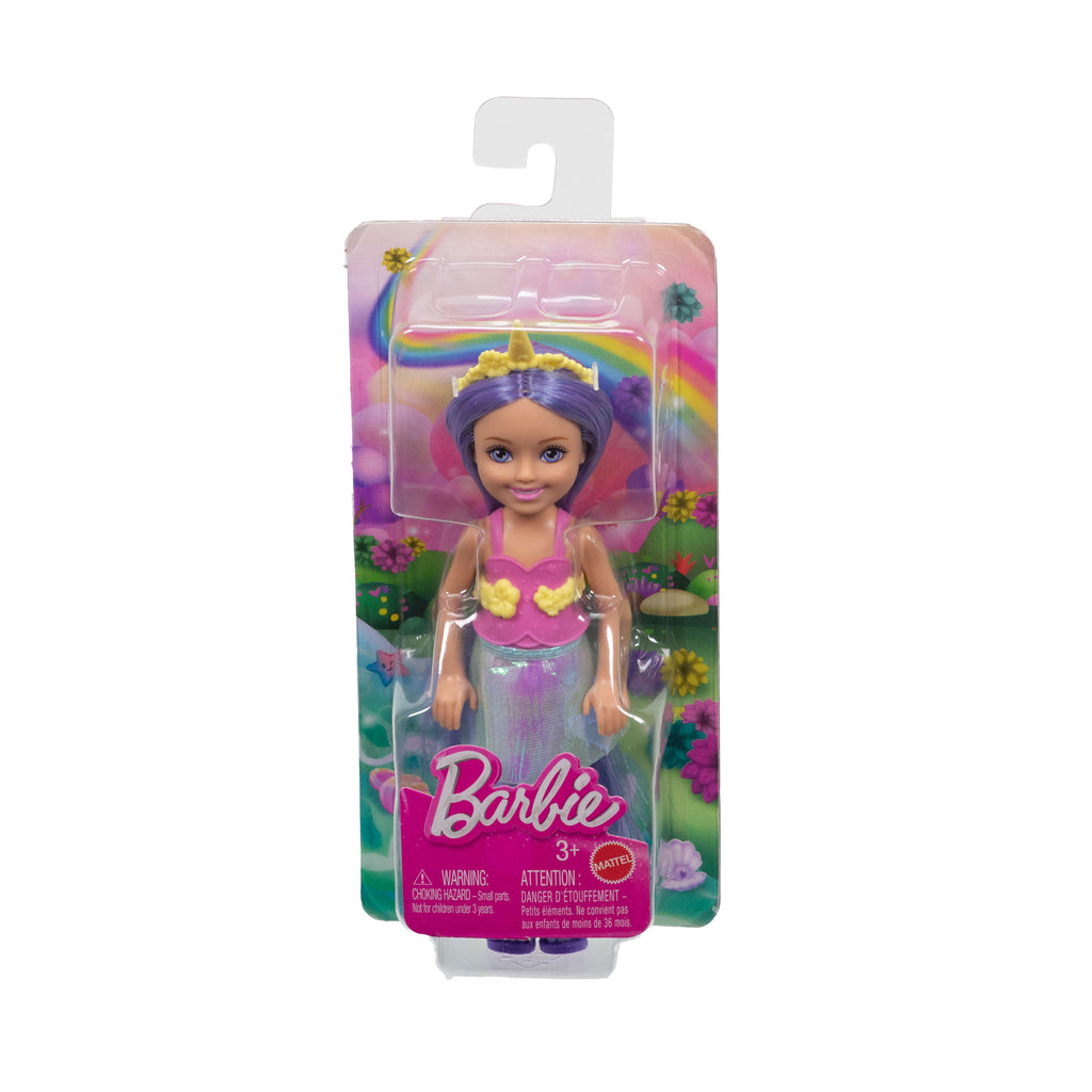 Barbie Chelsea Tek Boynuzlu At (Unicorn) Küçük Bebek (Mor Saçlı)