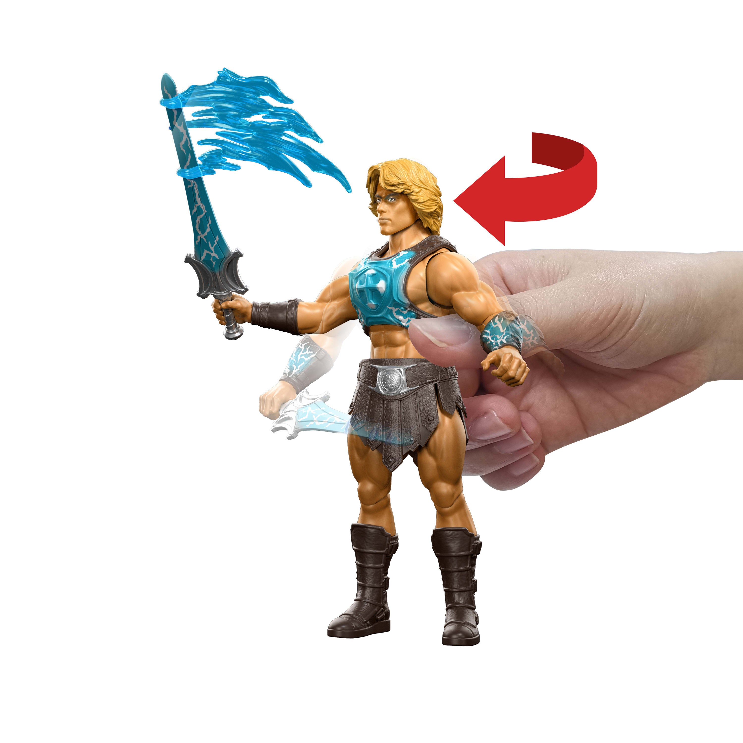 Masters of the Universe He-Man Özel Figürü (Güç Kılıcı Saldırısı)