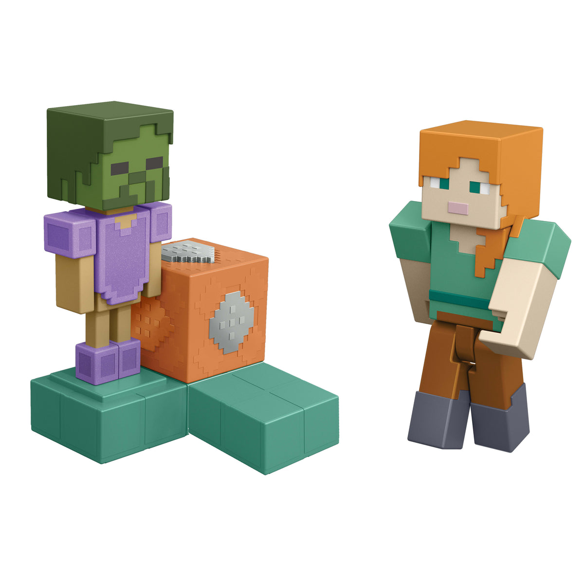 Minecraft Redstone Charged Hareketli Zırh Standı Seti (Figürlü)