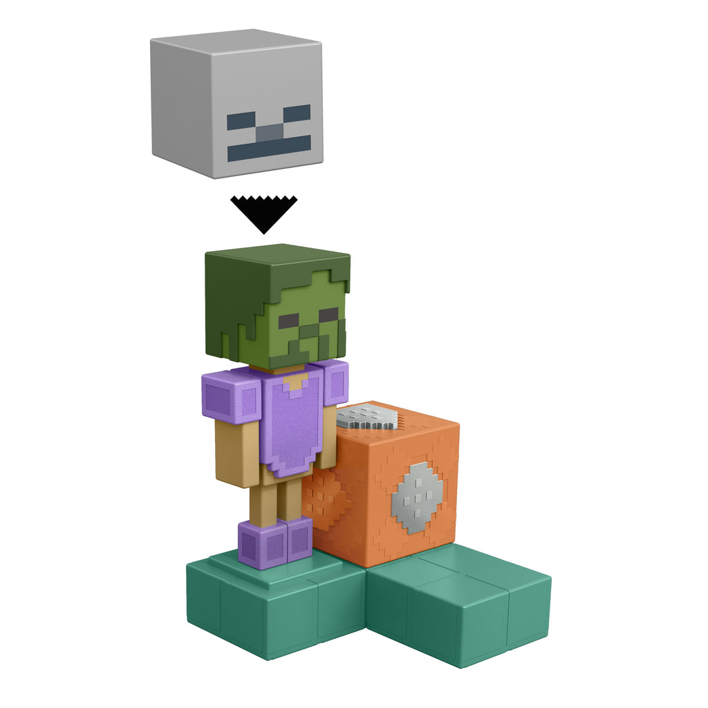 Minecraft Redstone Charged Hareketli Zırh Standı Seti (Figürlü)