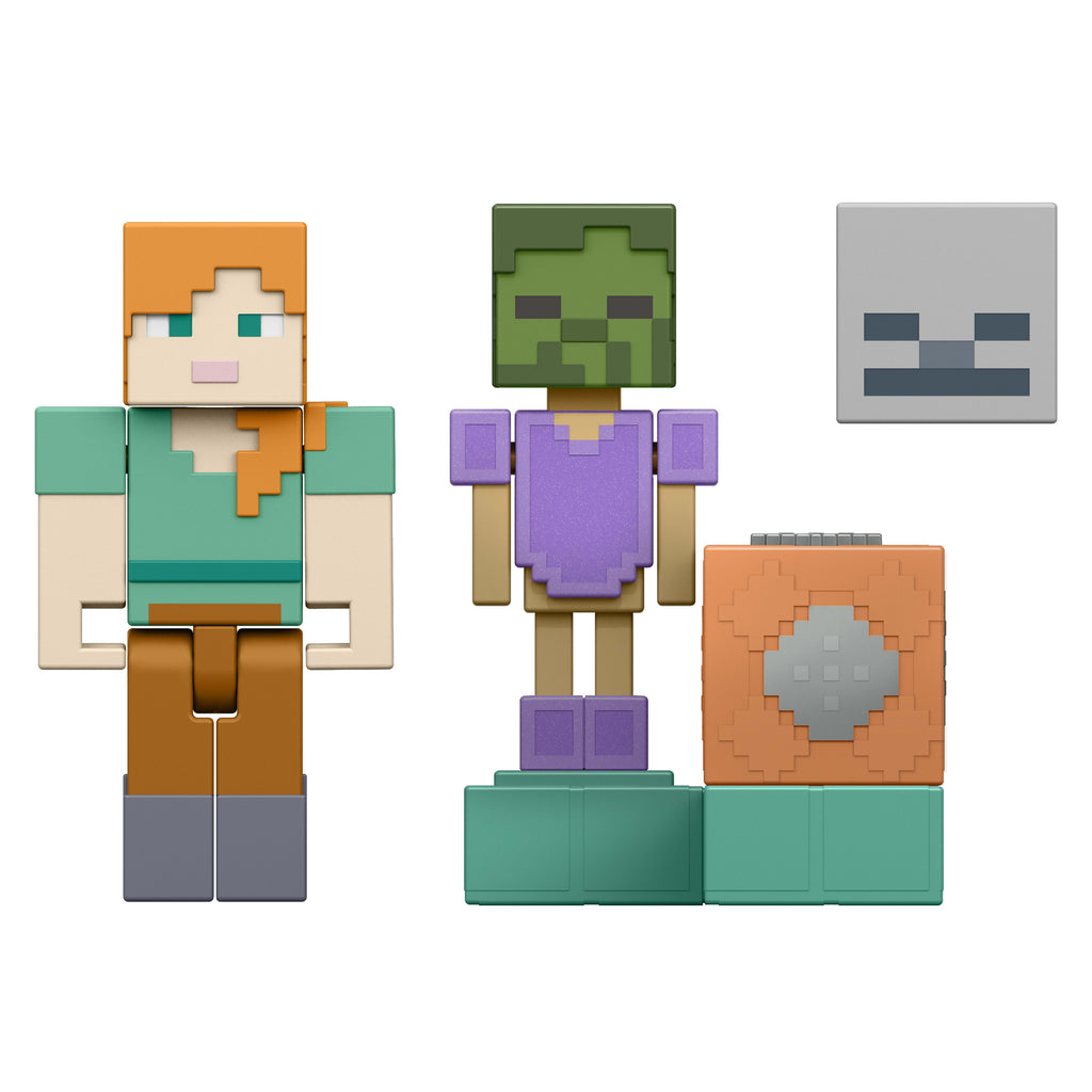 Minecraft Redstone Charged Hareketli Zırh Standı Seti (Figürlü)