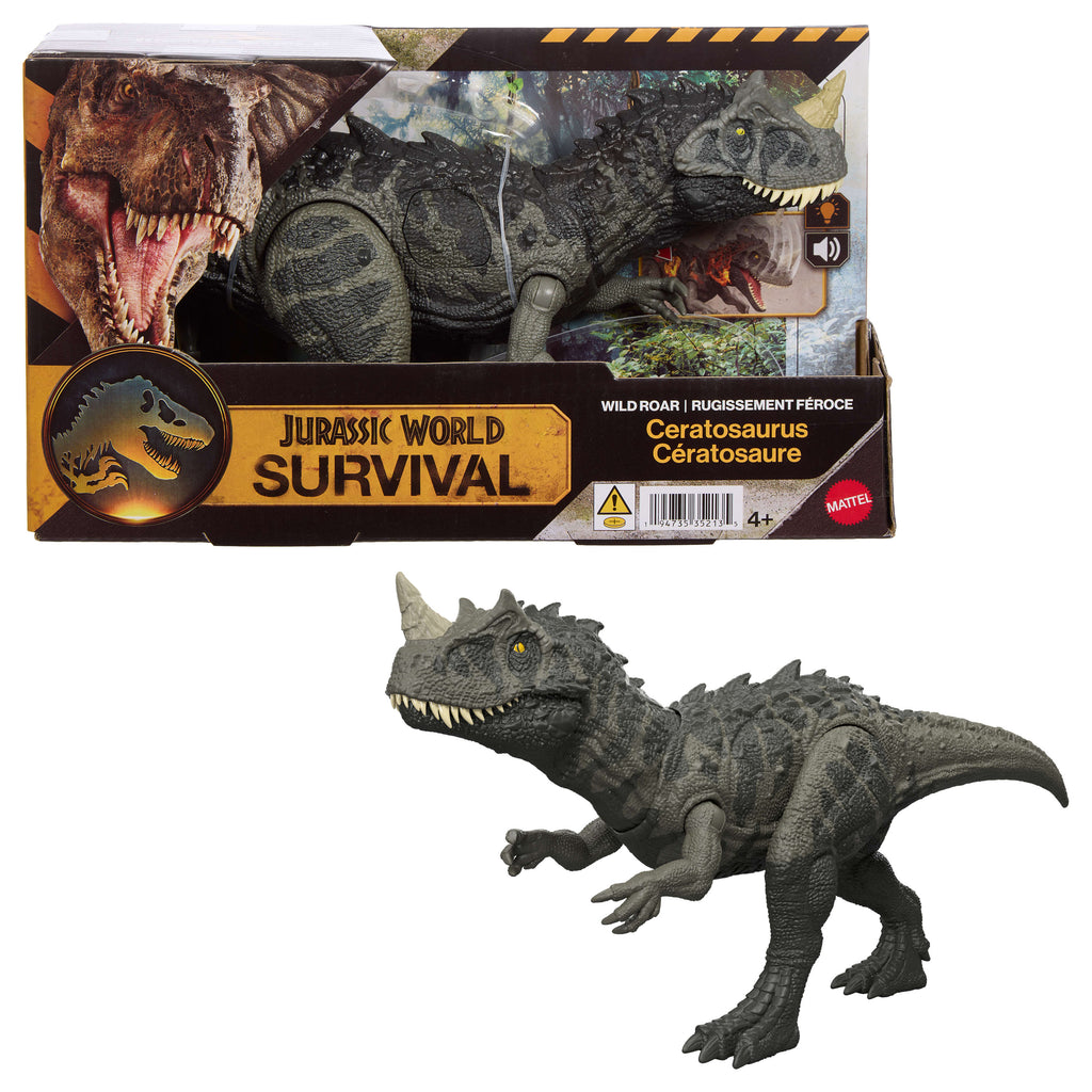 Jurassic World Wild Roar Ceratosaurus Dinozor Figürü