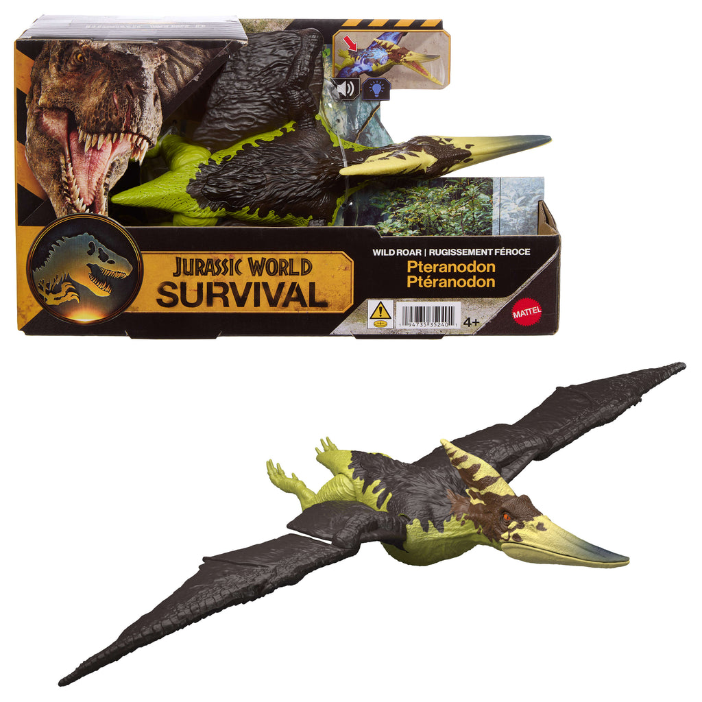 Jurassic World Wild Roar Pteranodon Sesli Dinozor Figürü
