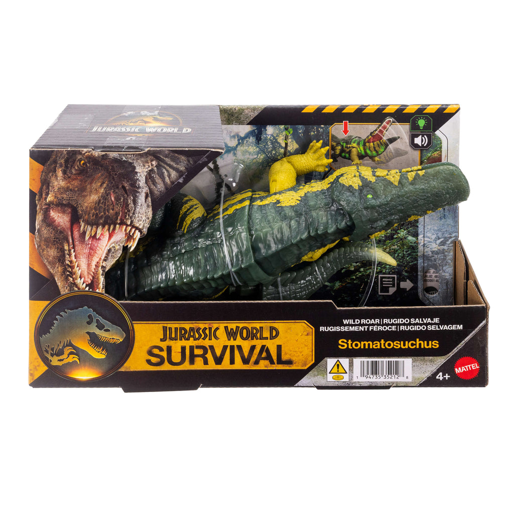 Jurassic World Wild Roar Stomatosuchus Sesli Dinozor Figürü
