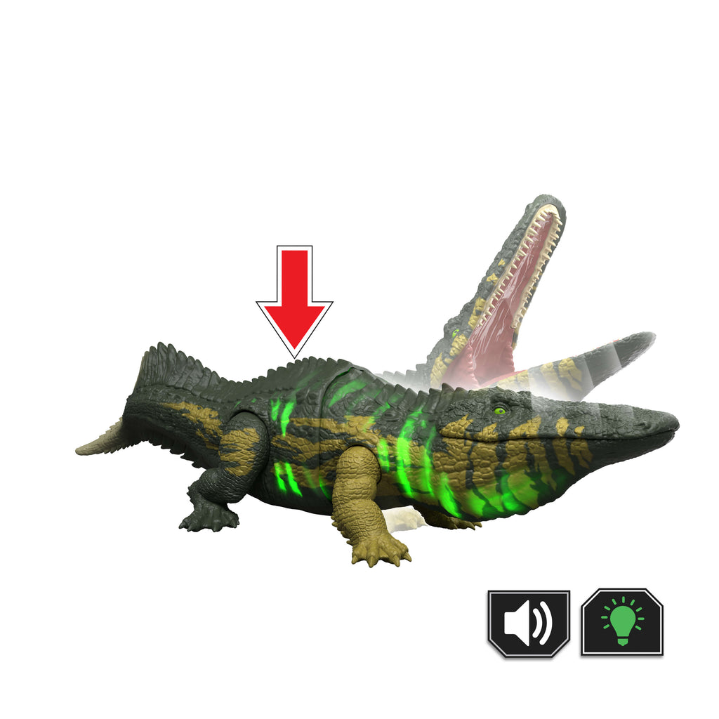 Jurassic World Wild Roar Stomatosuchus Sesli Dinozor Figürü