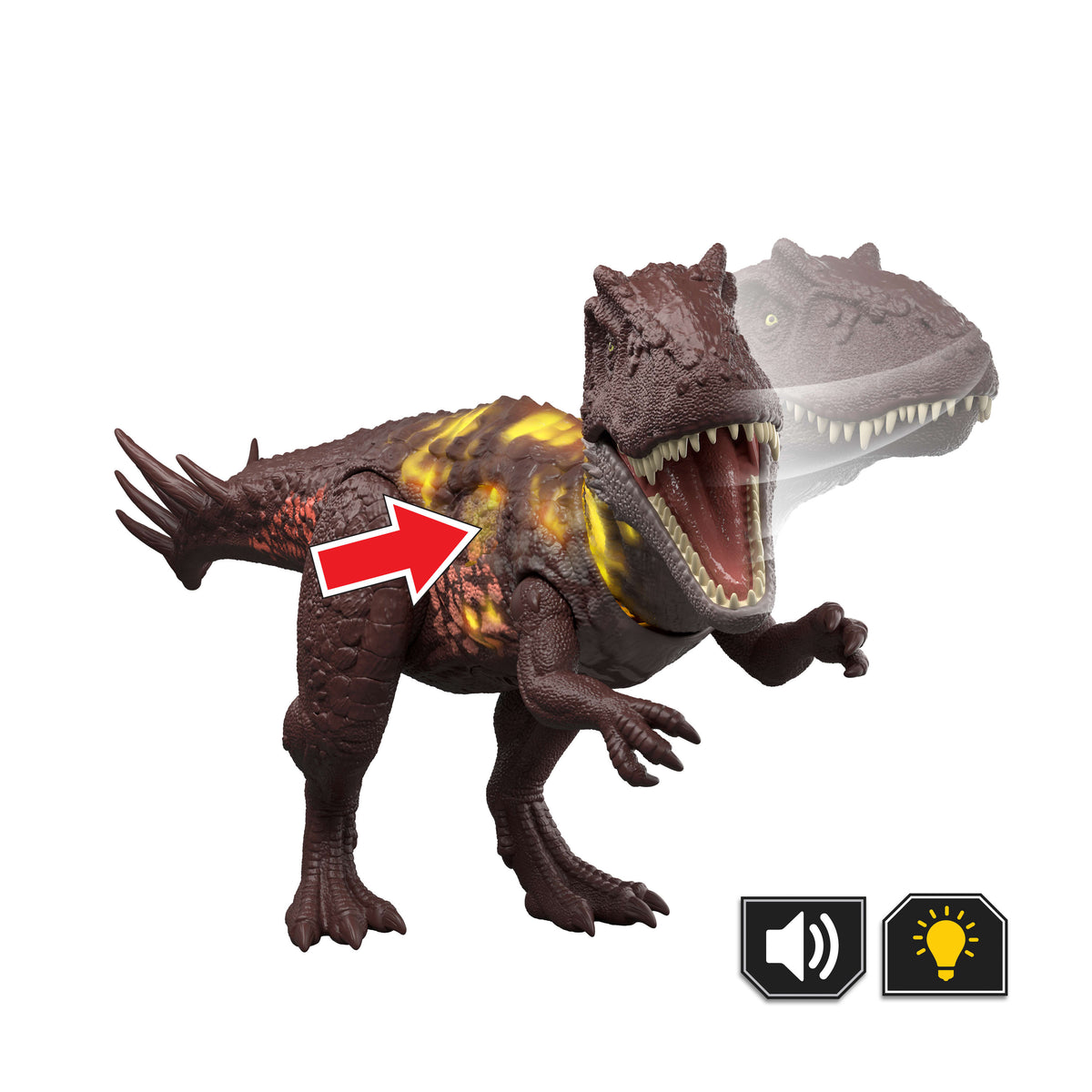 Jurassic World Wild Roar Metriacanthosaurus Sesli Dinozor Figürü