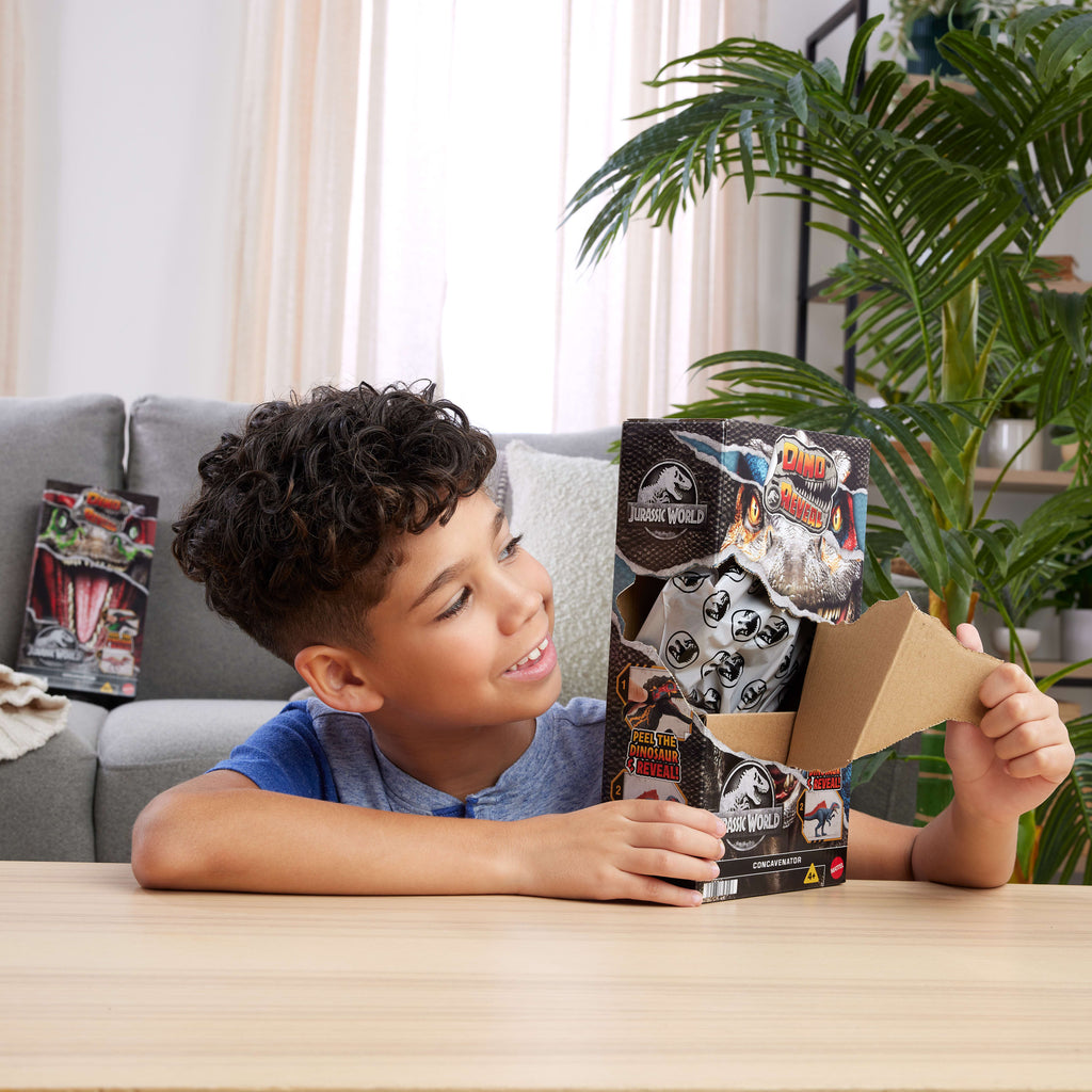 Jurassic World Dino Reveal Deluxe Orkoraptor Figürü