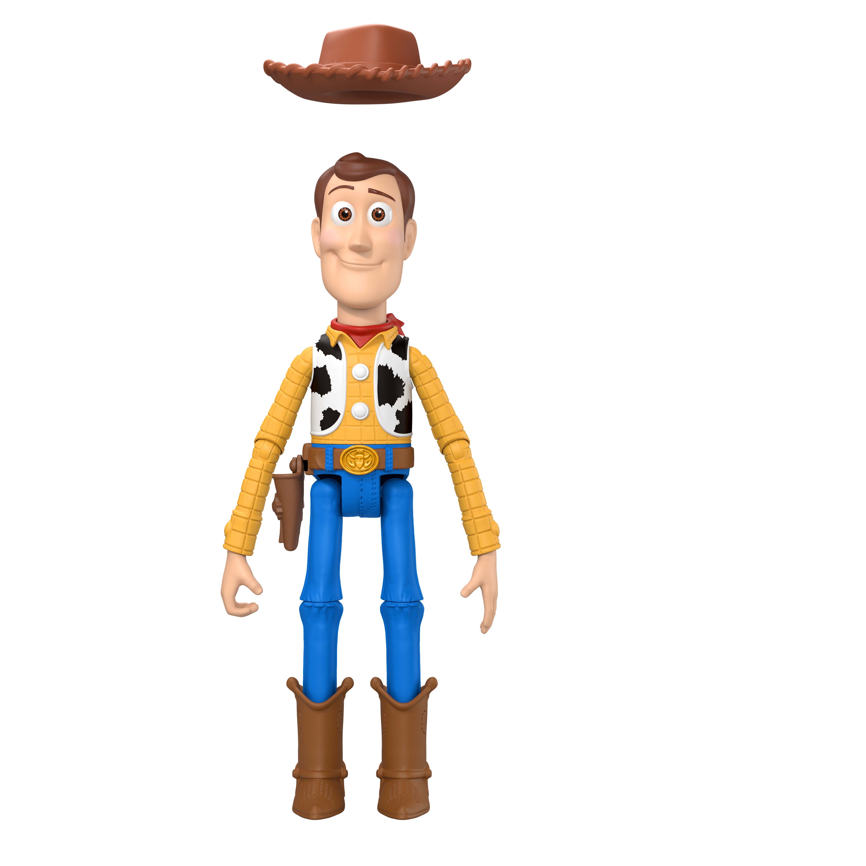 14 bükülebilir eklemi olan ve oyunlar için ideal boyutlu 23 cm'lik Disney ve Pixar Oyuncak Hikayesi Woody aksiyon figürü