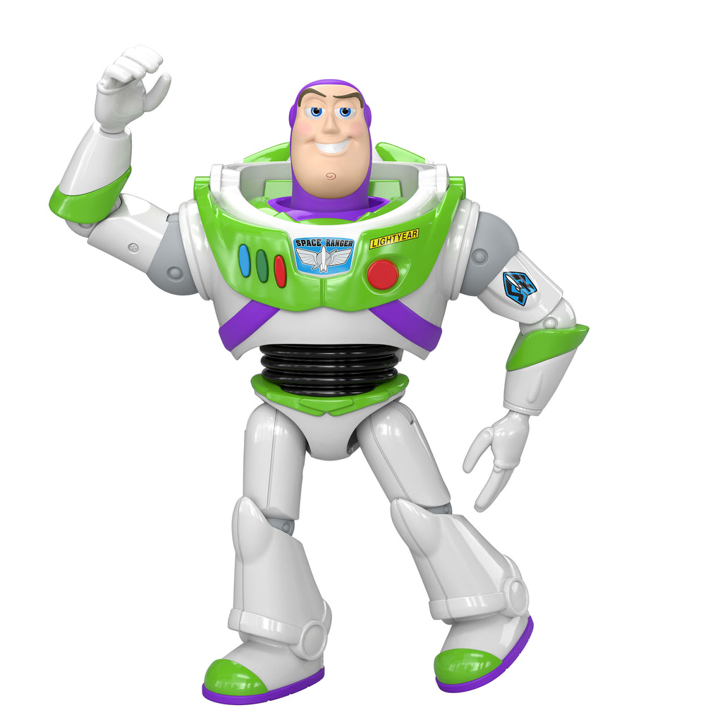 10 bükülebilir eklemi olan ve oyunlar için ideal boyutlu 18 cm'lik Disney Pixar Toy Story 5 Buzz Lightyear Aksiyon Figürü