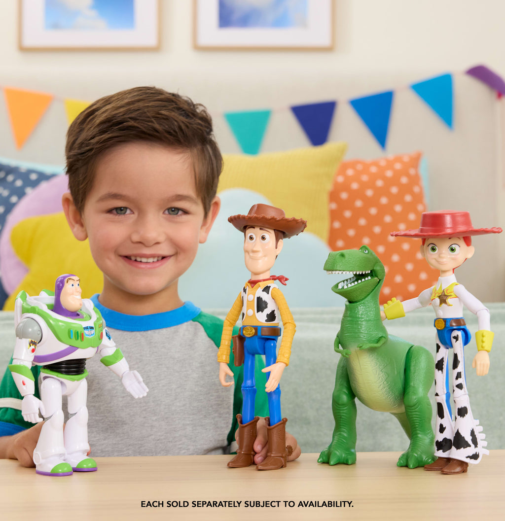 Bükülebilir eklemleri olan ve oyunlar için ideal boyutlu 22 cm'lik Disney Pixar Toy Story 5 Jessie Aksiyon Figürü