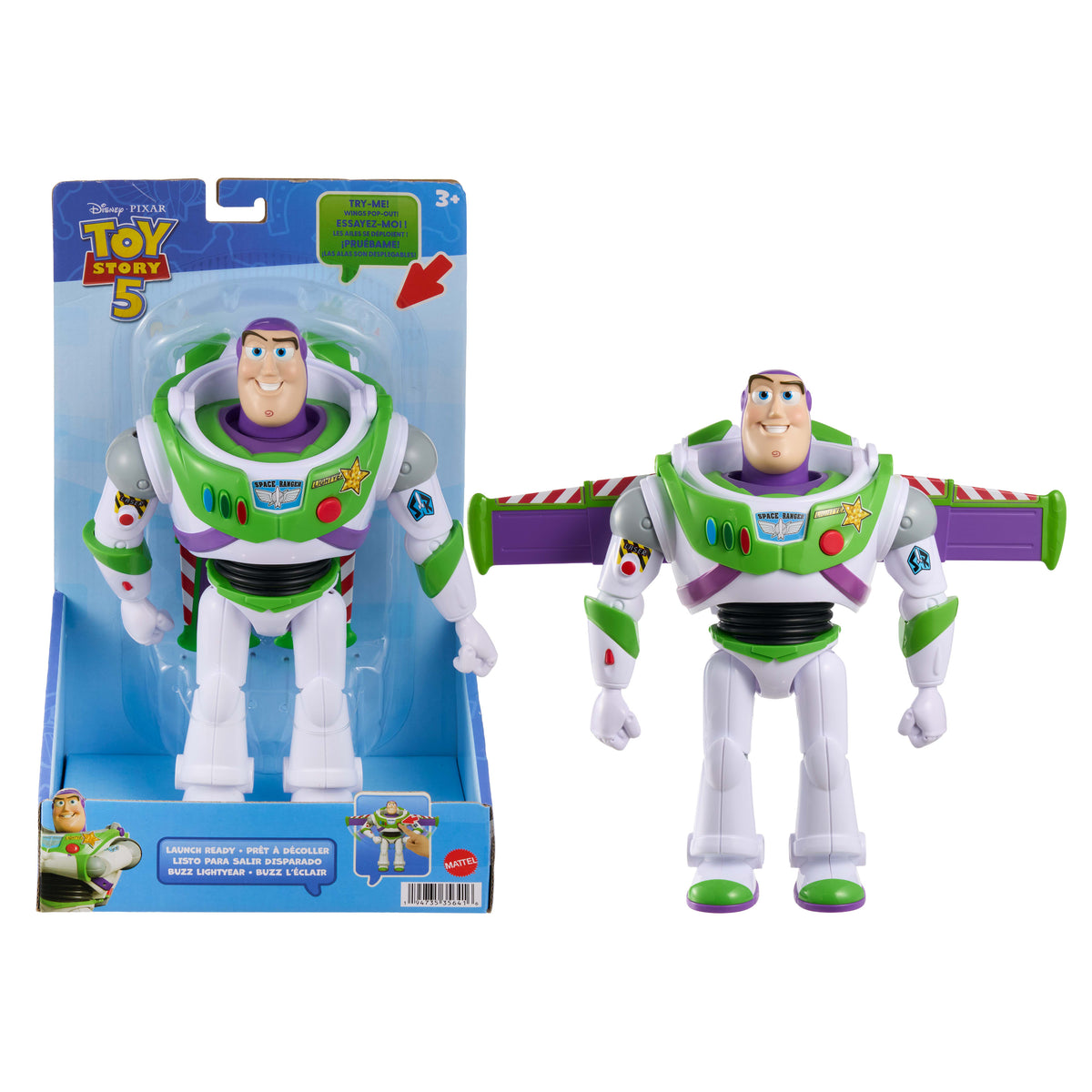Disney Pixar Toy Story 5 Büyük Boy Fırlatmaya Hazır Buzz Lightyear Figürü
