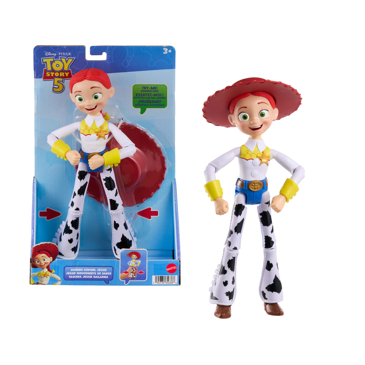 Disney Pixar Toy Story 5 Büyük Boy Dans Eden Jessie Figürü